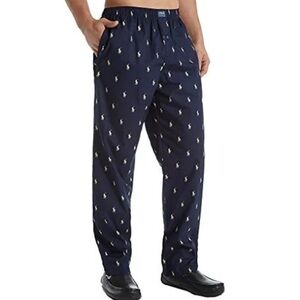 Polo Ralph Lauren all over pony print boxer pajama pants navy size XL